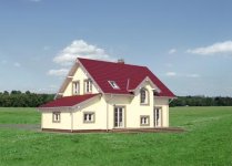 Elewacja projektu Kowalik Lux - 2 - wersja lustrzana