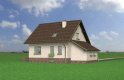 Projekt domu wielorodzinnego Lubczyk - elewacja 1