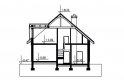 Projekt domu wielorodzinnego Maja Rex - przekrój 1
