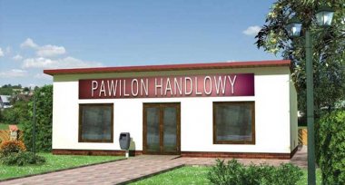 Projekt domu Pawilon handlowy 11