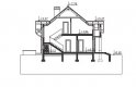 Projekt domu wielorodzinnego Skarbek - przekrój 1