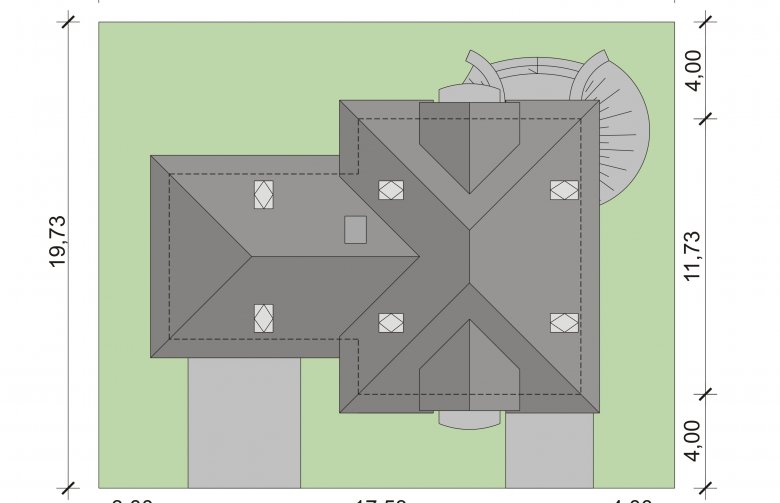 Projekt domu wielorodzinnego Baltazar G2 - Usytuowanie