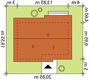 Usytuowanie budynku Bilbo w wersji lustrzanej