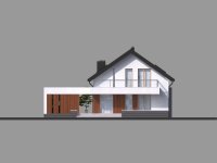 Elewacja projektu HomeKoncept 3 - 4 - wersja lustrzana