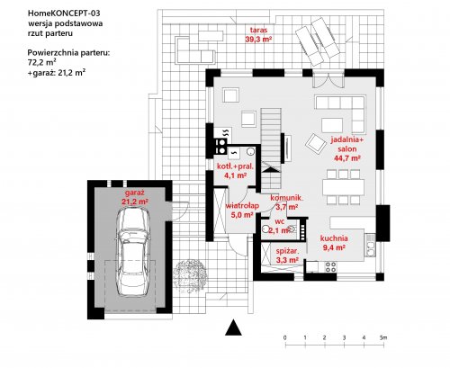 Rzut projektu HomeKoncept 3