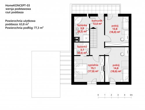 Rzut projektu HomeKoncept 3