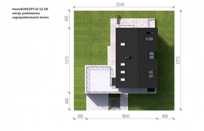 Projekt domu z poddaszem HomeKoncept 3 - Usytuowanie