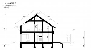 Przekrój projektu HomeKoncept 3