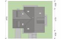Projekt domu z poddaszem Archimedes - usytuowanie - wersja lustrzana