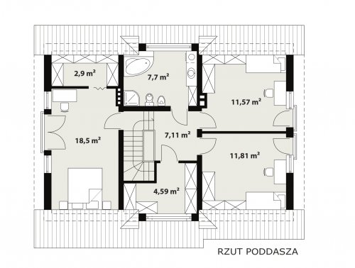 Rzut projektu Nugat 3 EN