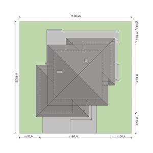 Usytuowanie budynku Poliklet 2 w wersji lustrzanej