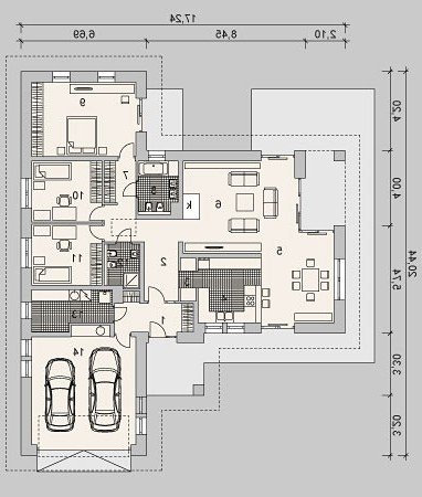 PARTER LK&1066 - wersja lustrzana