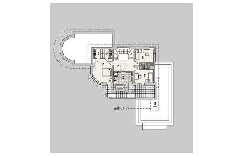 Projekt domu szkieletowego LK&1012 - 