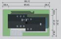 Projekt domu wielorodzinnego LK&1068 - usytuowanie - wersja lustrzana