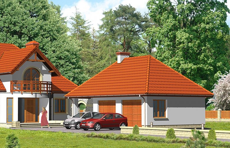 Projekt domu energooszczędnego G55