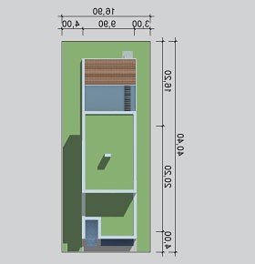 Usytuowanie budynku LK&994 w wersji lustrzanej