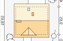 Projekt domu tradycyjnego Indygo 4 MC - usytuowanie - wersja lustrzana
