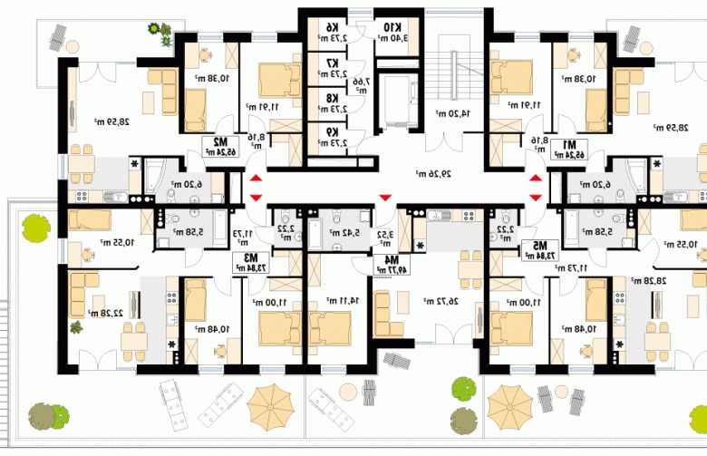 Projekt domu szkieletowego Kameralny - 