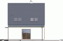Projekt domu jednorodzinnego Adriana II - elewacja 2