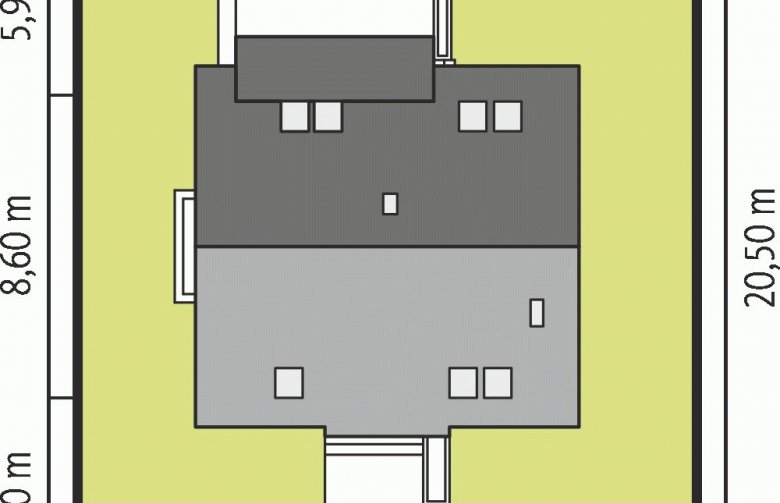 Projekt domu jednorodzinnego Adriana III (wersja B) - Usytuowanie
