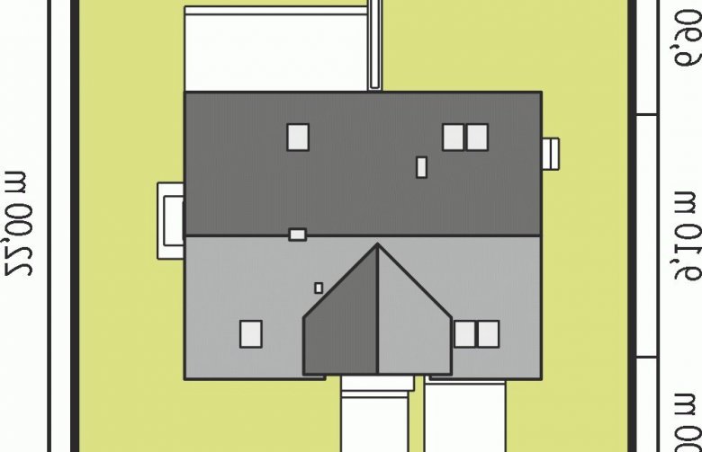 Projekt domu wielorodzinnego Arizona G1 - Usytuowanie - wersja lustrzana