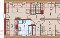 Projekt domu wielorodzinnego E2 ECONOMIC (wersja A) - poddasze