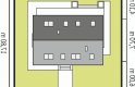 Projekt domu wielorodzinnego E2 ECONOMIC (wersja A) - usytuowanie - wersja lustrzana