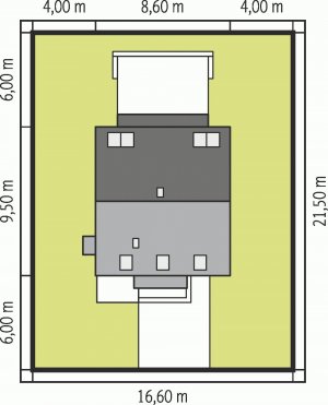 Usytuowanie budynku E3 ECONOMIC (wersja B)