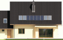 Projekt domu wielorodzinnego E5 G1 ECONOMIC (wersja A) - elewacja 3