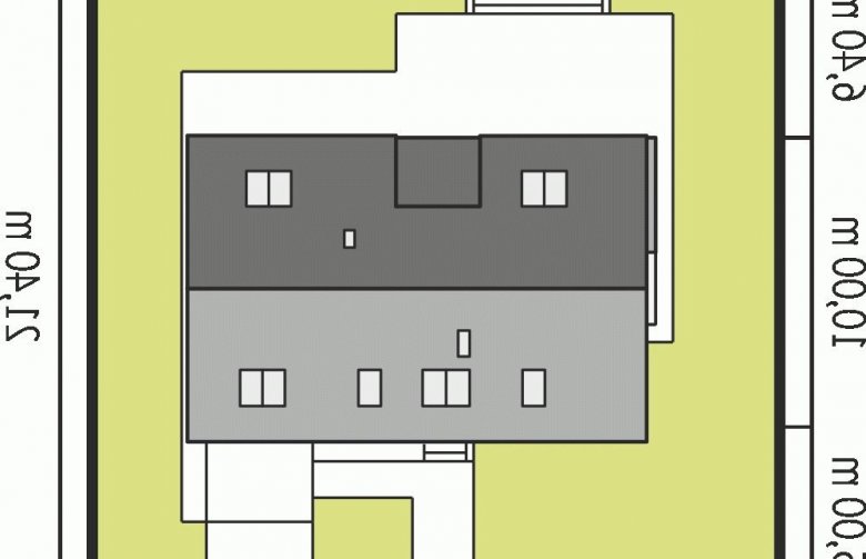Projekt domu wielorodzinnego E6 G1 ECONOMIC (wersja A) - Usytuowanie - wersja lustrzana