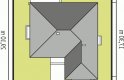 Projekt domu dwurodzinnego Eris G2 (wersja A) - usytuowanie - wersja lustrzana