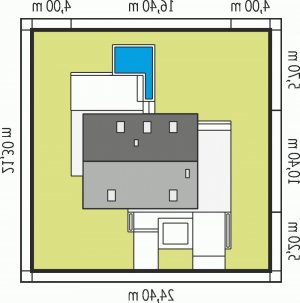 Usytuowanie budynku Ernest G1 w wersji lustrzanej