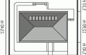 Projekt domu dwurodzinnego EX 8 G2 (wersja D) - usytuowanie - wersja lustrzana