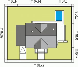 Usytuowanie budynku Flawia G1 w wersji lustrzanej