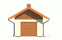 Projekt domu energooszczędnego Garaż G11 - elewacja 1