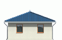 Projekt domu energooszczędnego Garaż G2 - elewacja 3