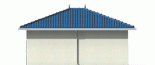 Elewacja projektu Garaż G2 - 2 - wersja lustrzana