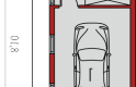 Projekt domu energooszczędnego Garaż G23 - parter