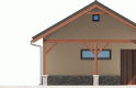Projekt domu energooszczędnego Garaż G24 - elewacja 2