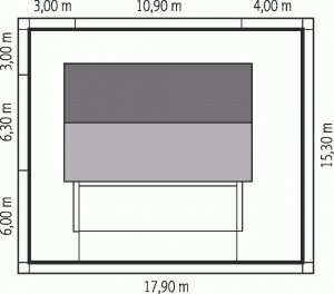 Usytuowanie budynku Garaż G24