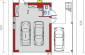 Projekt domu energooszczędnego Garaż G31 - parter