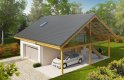 Projekt domu energooszczędnego Garaż G31 - wizualizacja 1