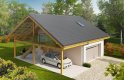 Projekt domu energooszczędnego Garaż G31 - wizualizacja 1
