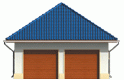 Projekt domu energooszczędnego Garaż G5 - elewacja 1