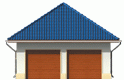 Projekt domu energooszczędnego Garaż G5 - elewacja 1