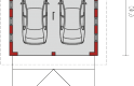 Projekt domu energooszczędnego Garaż G5 - parter
