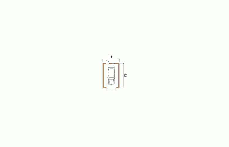 Projekt domu energooszczędnego Garaż G9 - parter