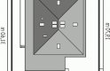 Projekt domu dwurodzinnego Gilbert G2 - usytuowanie - wersja lustrzana