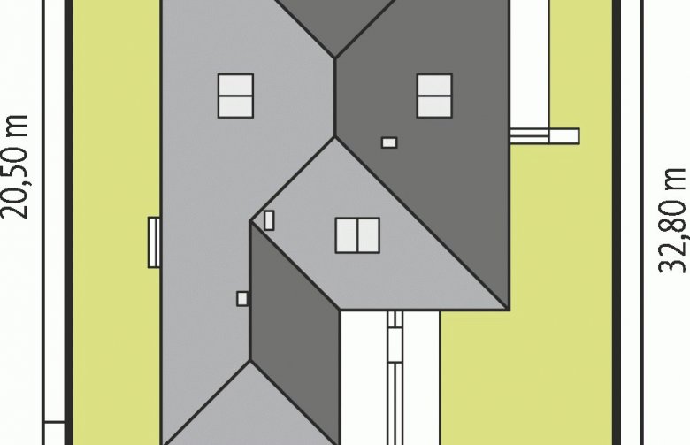 Projekt domu dwurodzinnego Liv 3 G1 - Usytuowanie