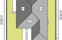 Projekt domu dwurodzinnego Liv 3 G1 - usytuowanie - wersja lustrzana